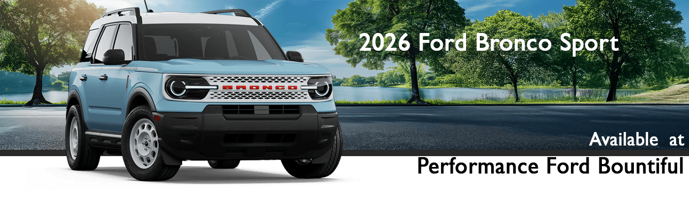 2026 Ford Bronco Sport at Performance Ford Bountiful